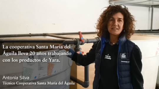 La técnico de Santa María del Águila, Antonia Silva, recomienda utilizar la gama Hydroterra por su comodidad
