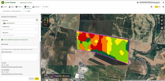 Atfarm y John Deere Operations Center 2