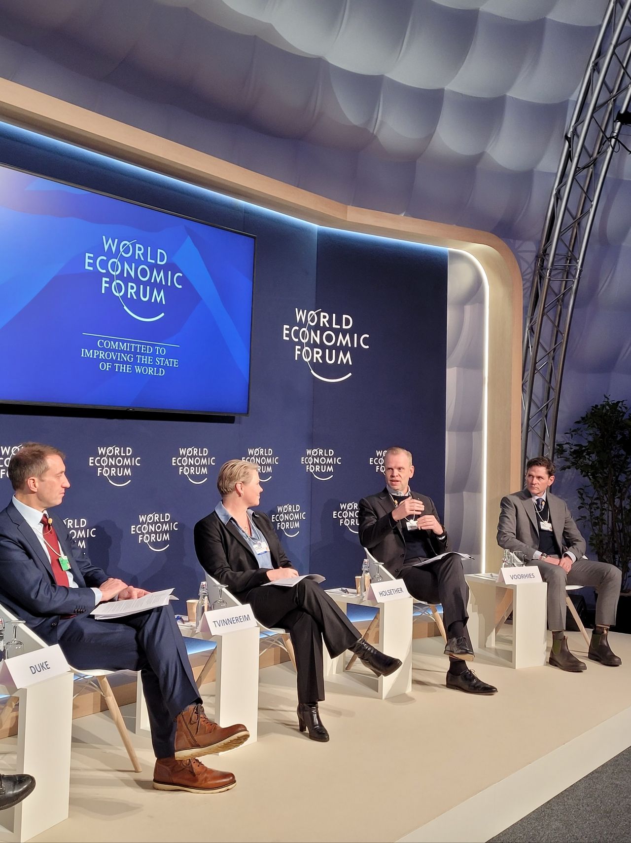 Sven Tore en World Economic Forum